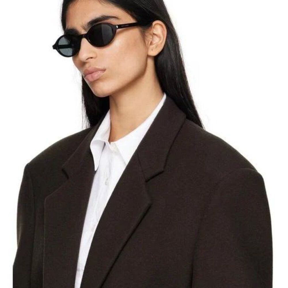 Saint Laurent Women Sunglasses Black Oval SL751 JEANNE 001 BRAND NEW - Picture 16 of 17